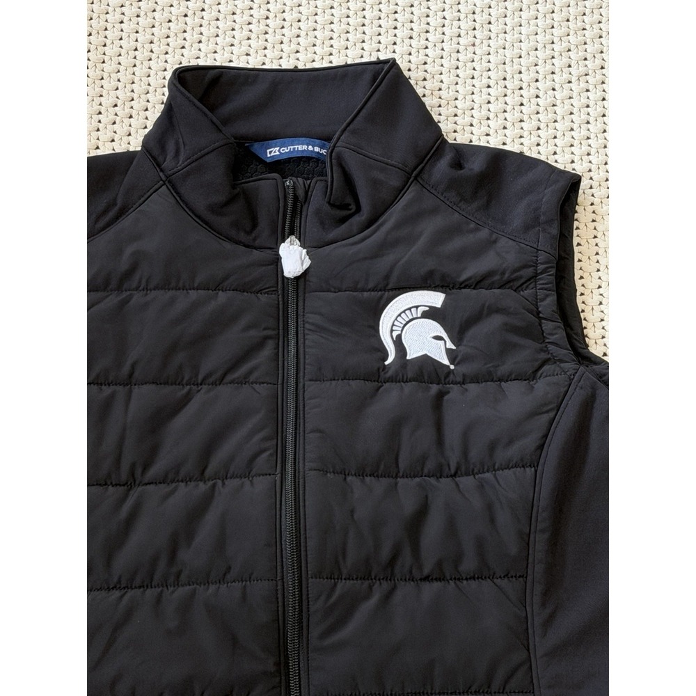 Cutter & Buck Michigan State Spartans Evoke  Hybrid Full Zip Vest Womens XL NWT - Picture 3 of 14